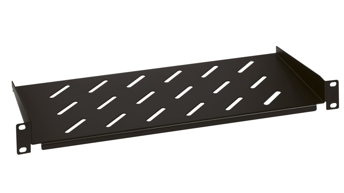 Legrand Linkeo Series Black Fixed Shelf, 15kg Load, 435mm x 200mm