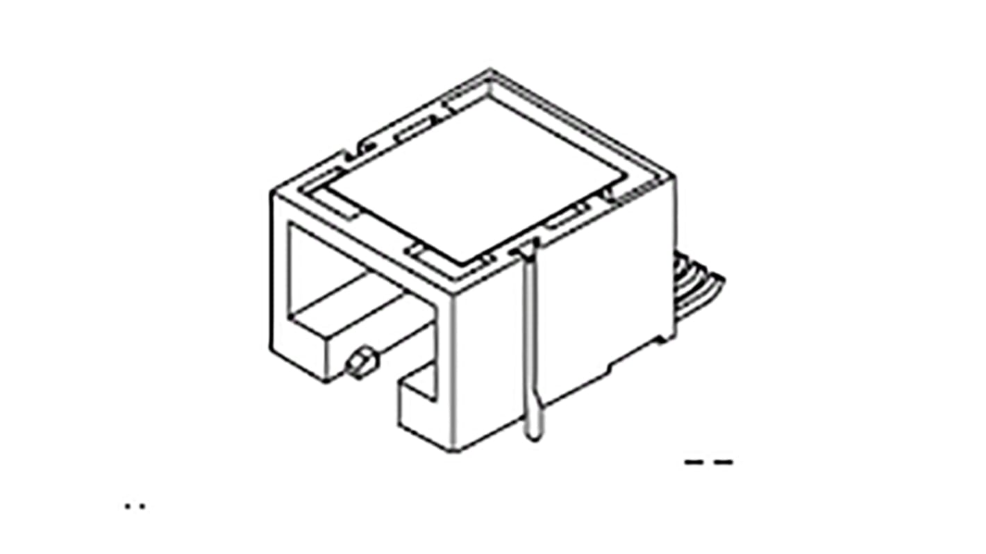 Molex 85502 Series Female RJ45 Connector, Surface Mount, Cat3