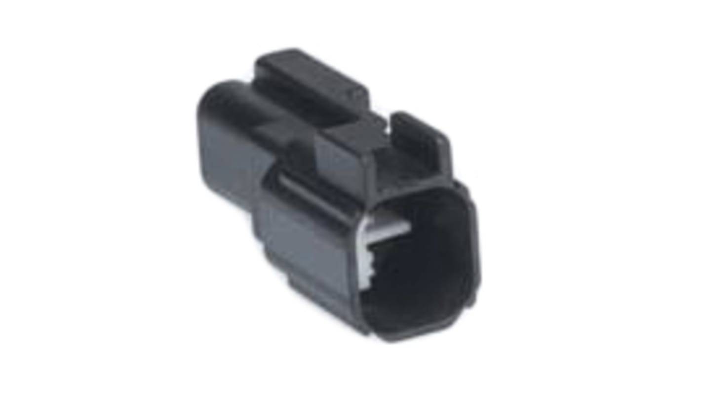 Conector de automoción Molex MX150 34675 Macho de 2 vías en 1 fila, terminación: Crimpado