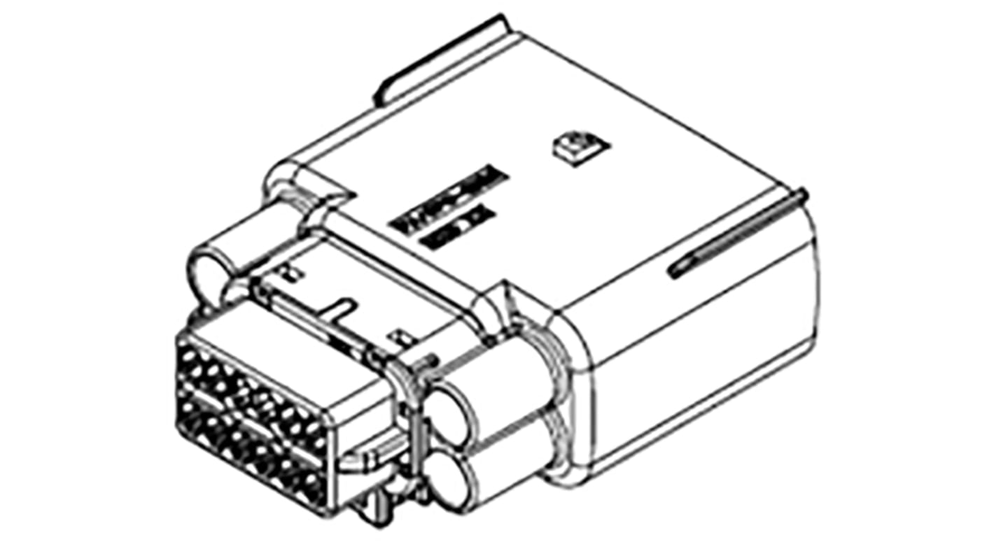 Molex MX150 2 16 Han Kabelmontering Forseglet konnektor