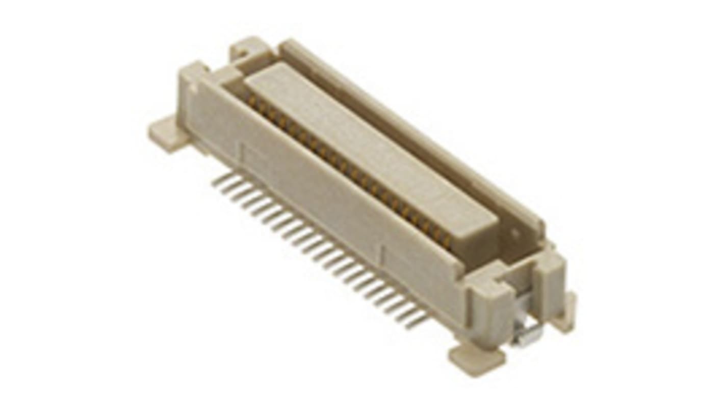 Molex Straight Surface Mount PCB Socket, 200-Contact, 2-Row, 0.64mm Pitch, Solder Termination