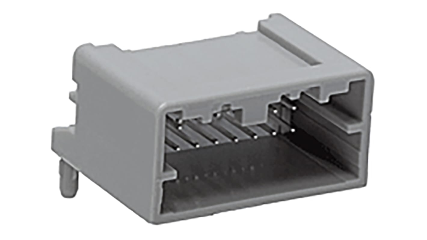 Molex Mini50  Automotive, Kfz-Steckverbinder, Leiterplattenleiste, Stecker, 12-polig, Schwarz / 2-reihig, 4A