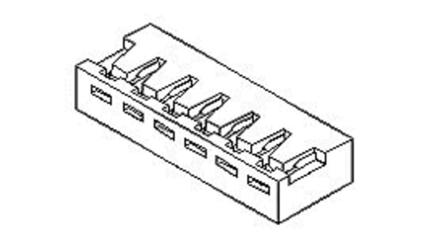 Carcasa de conector de crimpado Molex Macho 35022-0005, paso: 2.5mm, 5 contactos, , 1 fila filas, Ángulo de 90°, Recto,