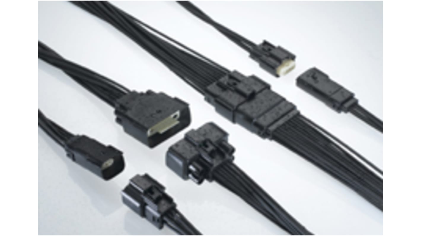 Molex  Automotive, Kfz-Steckverbinder, Crimp-Gehäuse, Buchse, 6-polig, Schwarz/Natur / 2-reihig