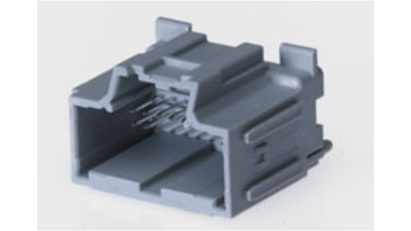 Molex STAC64 Series Straight Through Hole PCB Header, 20 Contact(s), 2.54mm Pitch, 2 Row(s), Shrouded