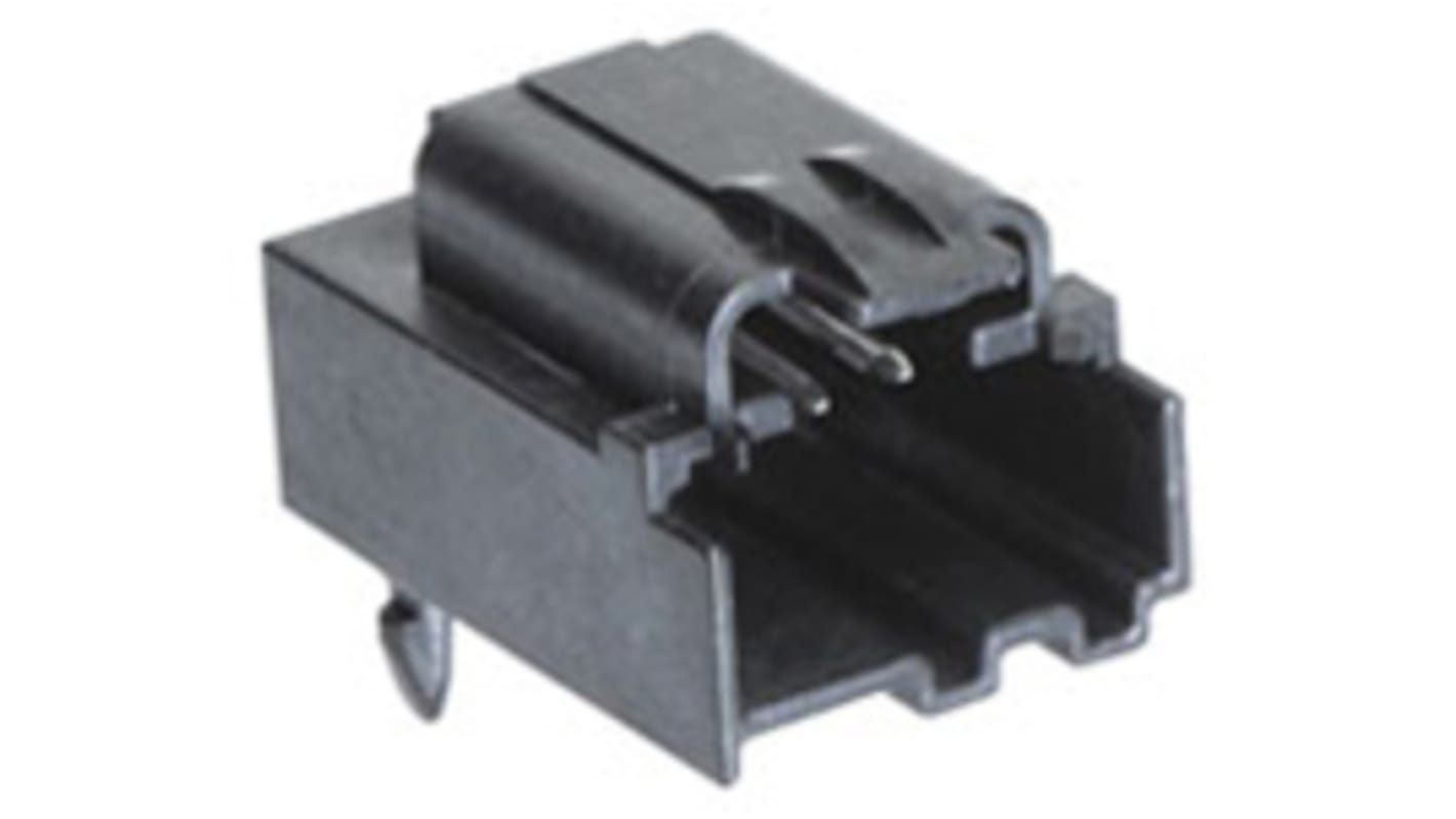 Molex  Automotive, Kfz-Steckverbinder, Leiterplattenleiste, Stecker, 4-polig, Schwarz / 1-reihig, 5 A, 7 A