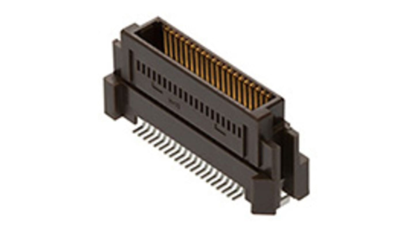 Conector macho para PCB Molex serie SlimStack de 20 vías, 2 filas, paso 0.64mm, para soldar, Montaje Superficial