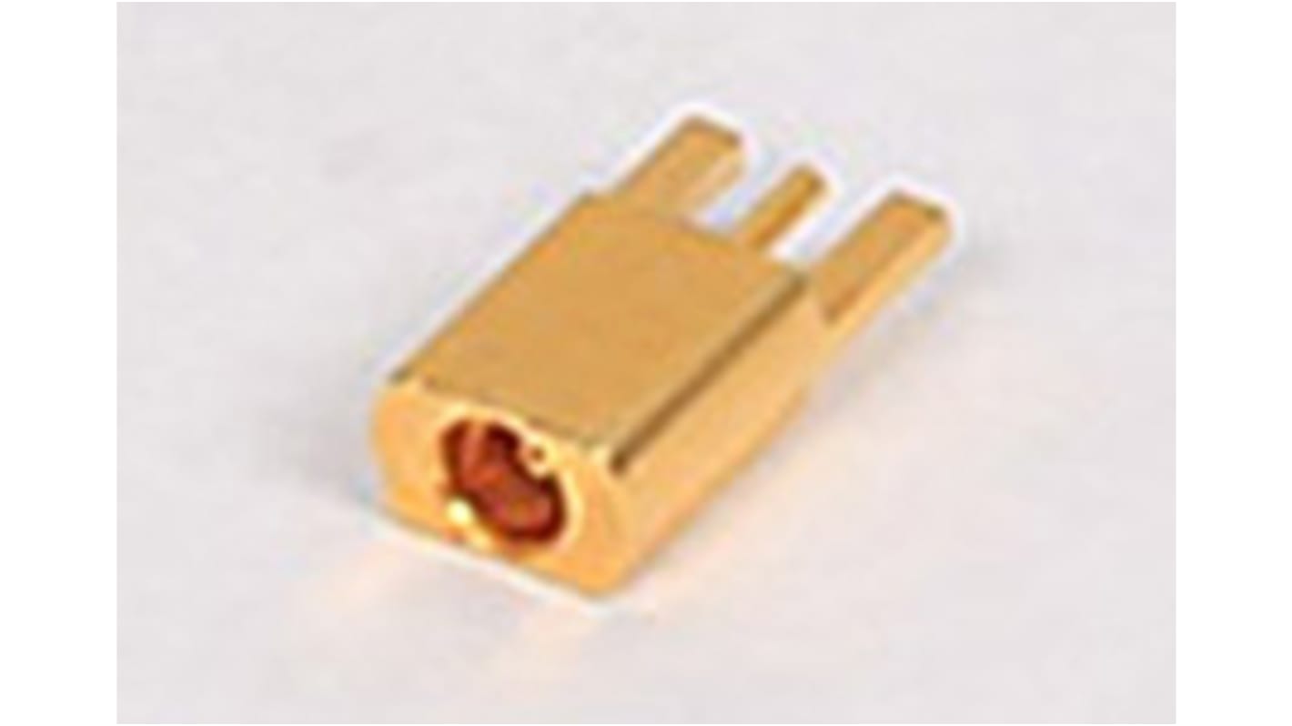 Conector coaxial Molex 73415-4670, Hembra, Recto, Impedancia 50Ω, Montaje de Borde, 6GHz, Oro sobre níquel