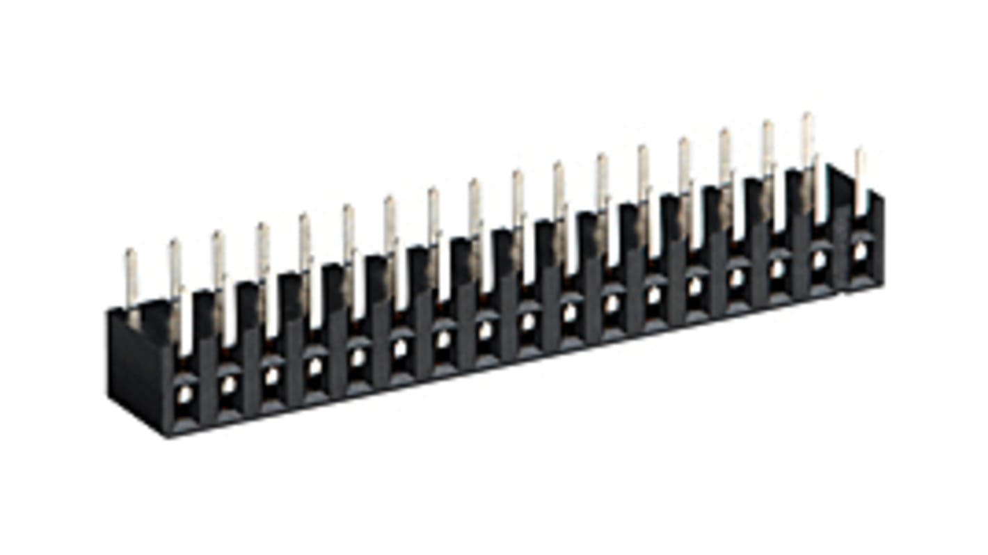 Conector hembra para PCB Ángulo de 90° Molex 87264, de 6 vías en 2 filas, paso 2mm, 125 V, 12A, Montaje en orificio