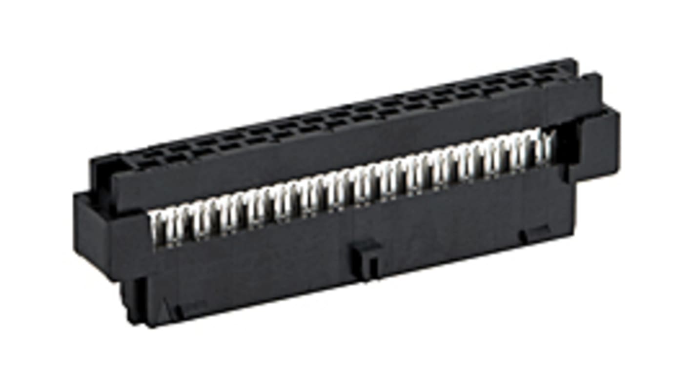 Conector IDC hembra Molex serie Milli-Grid de 26 vías, paso 2.0mm, 2 filas, Montaje Superficial