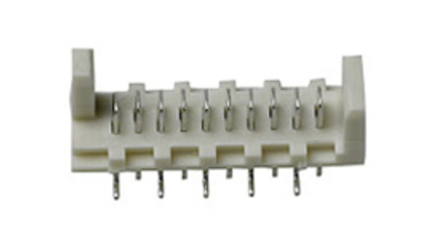 Connettore IDC Molex Maschio, 4 vie, passo 1.27mm, Montaggio superficiale