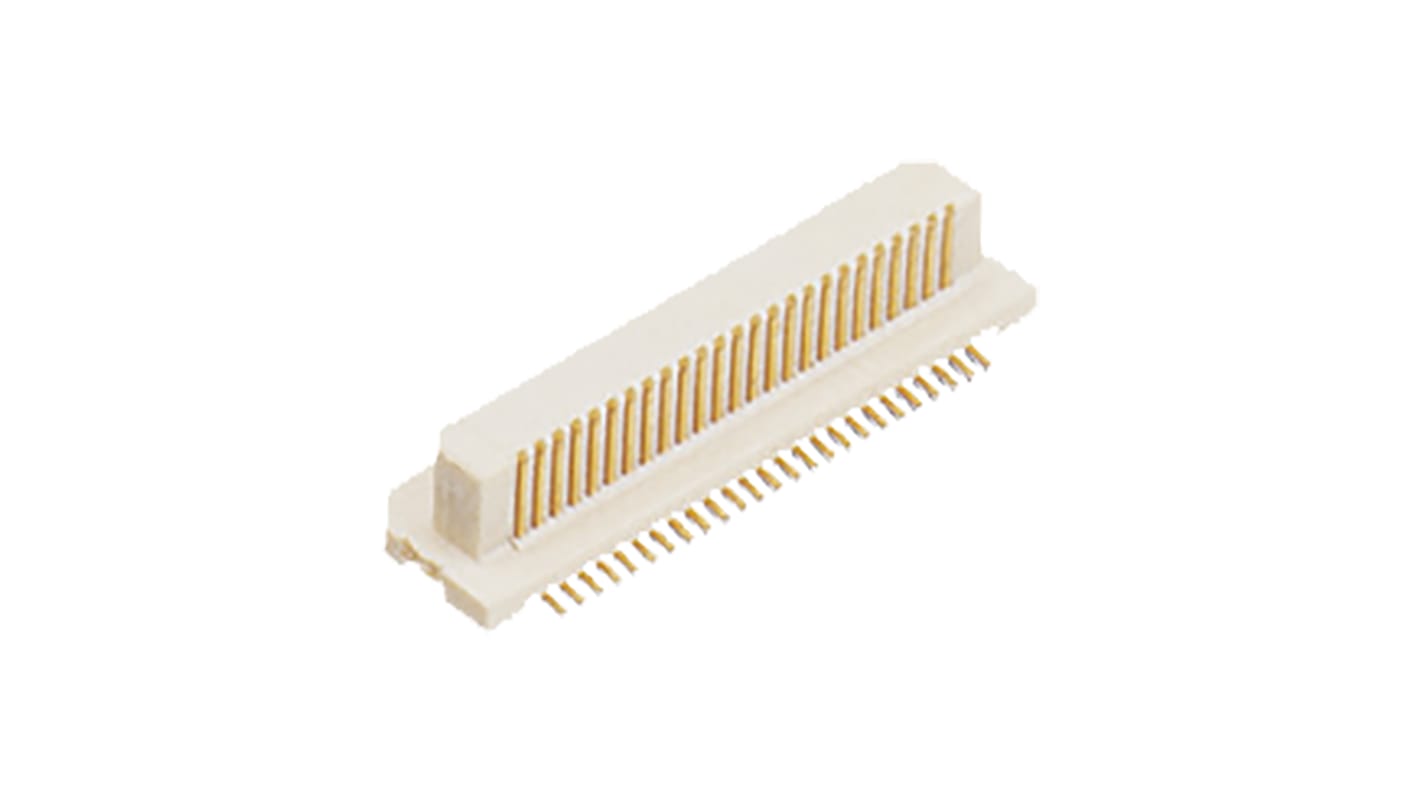 Panasonic P5KS Series Straight Surface Mount PCB Header, 80 Contact(s), 0.5mm Pitch, 2 Row(s), Shrouded