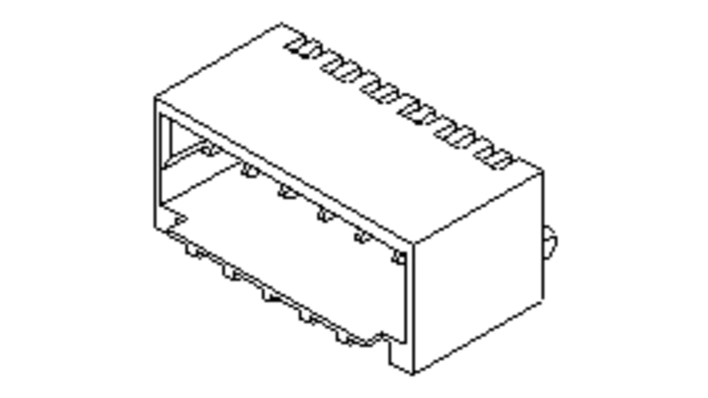 Molex Pico-SPOX Leiterplatten-Stiftleiste gewinkelt, 14-polig / 1-reihig, Raster 1.5mm, Kabel-Platine,