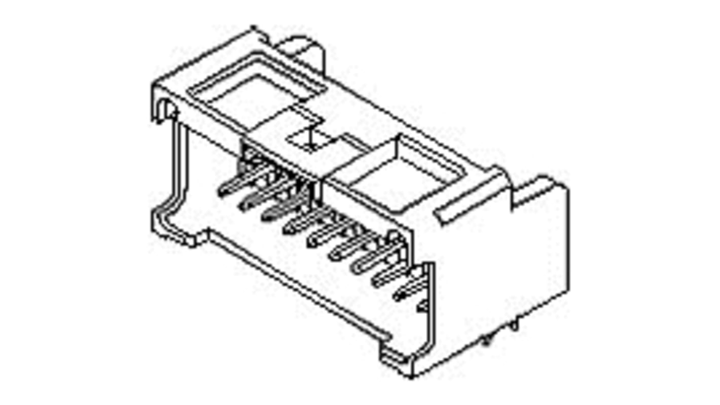 File di contatti PCB Molex, 40 vie, 2 file, passo 2.0mm