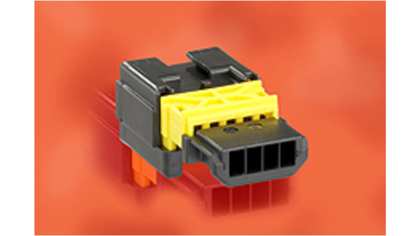 Molex Automotive Connector Plug 4 Way, Crimp Termination