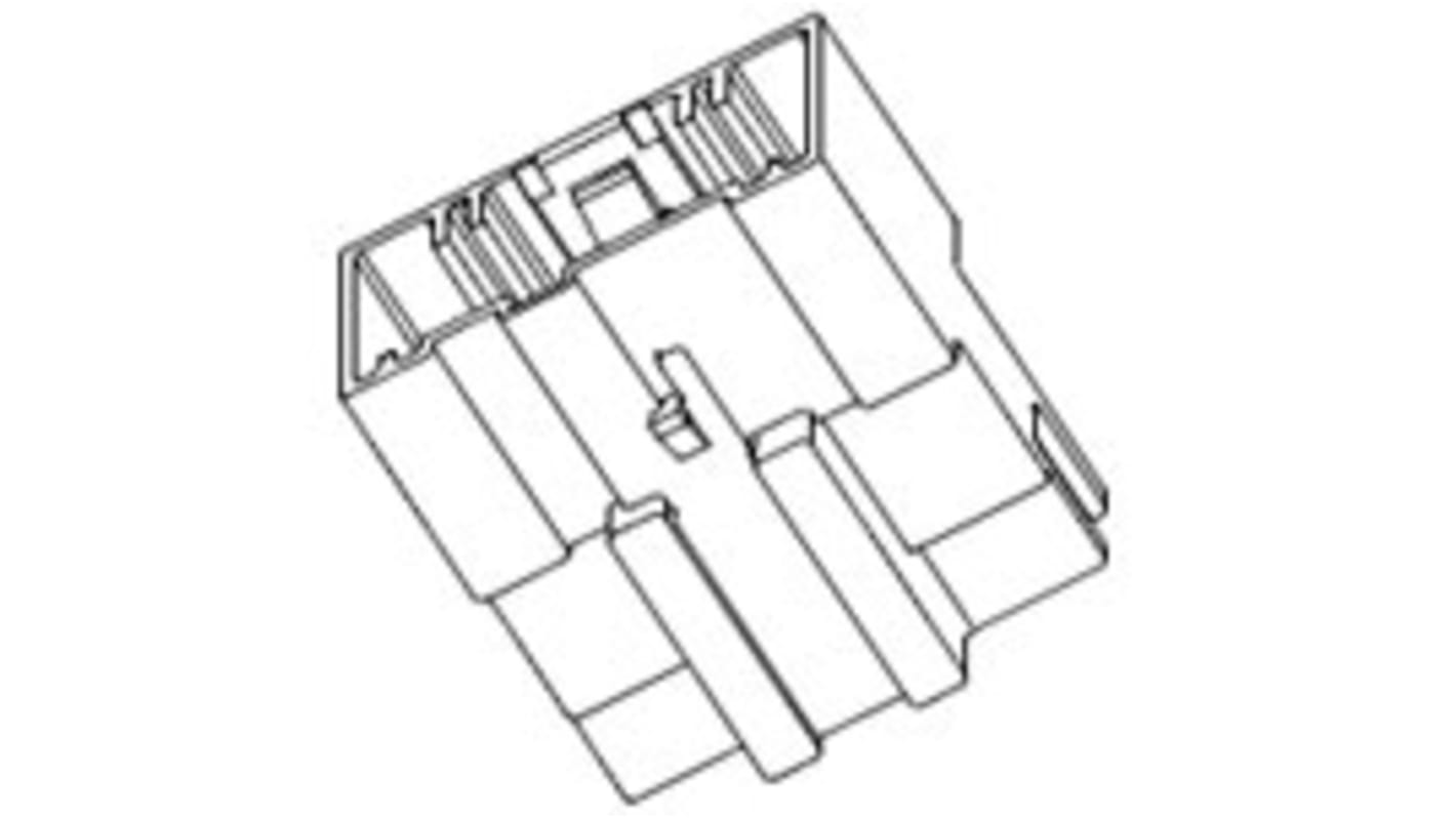 Conector de automoción Molex 30968 Macho de 16 vías en 2 filas, 7A, terminación: Crimpado