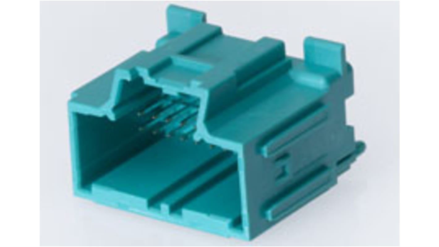 Molex STAC64 Series Straight Through Hole PCB Header, 20 Contact(s), 2.54mm Pitch, 2 Row(s), Shrouded