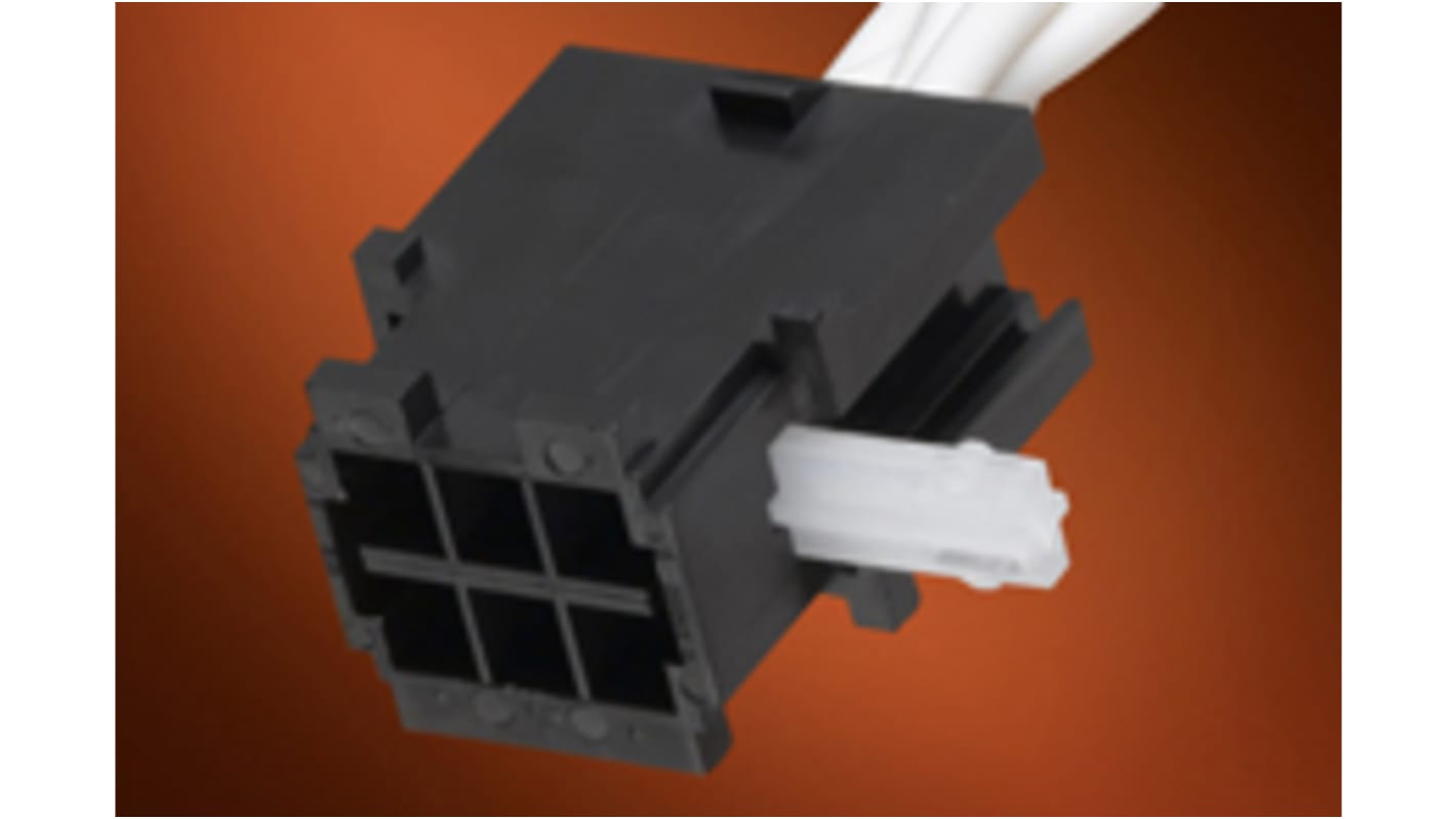 Molex Female Connector Housing, 4.2mm Pitch, 4 Way, 2 Row