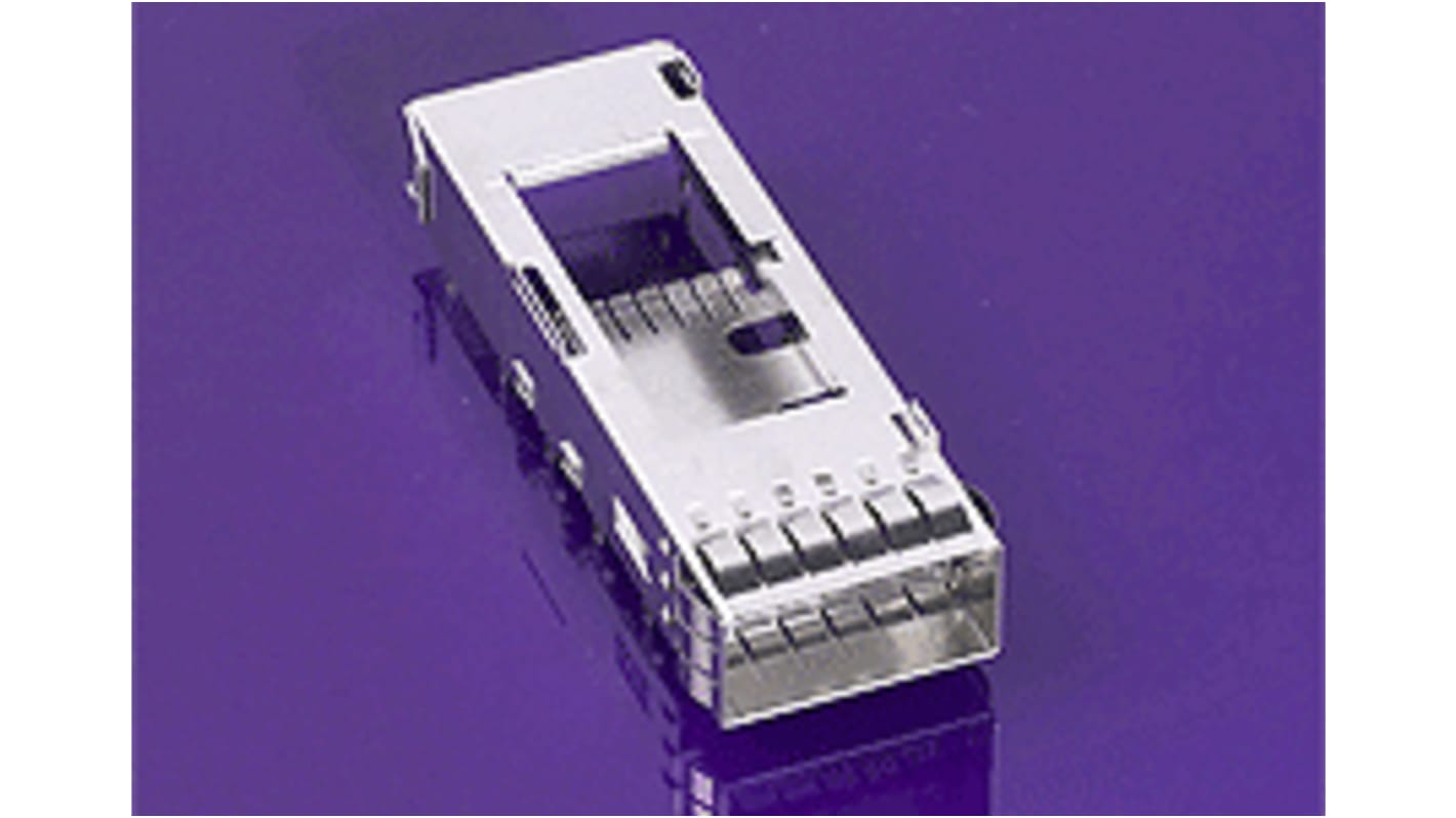 Klatka, seria: 74750, typ: Klatka QSFP, rodzaj: żeńskie, l. portów: 1 x 1, 58.8 x 21.33 x 11.53mm,