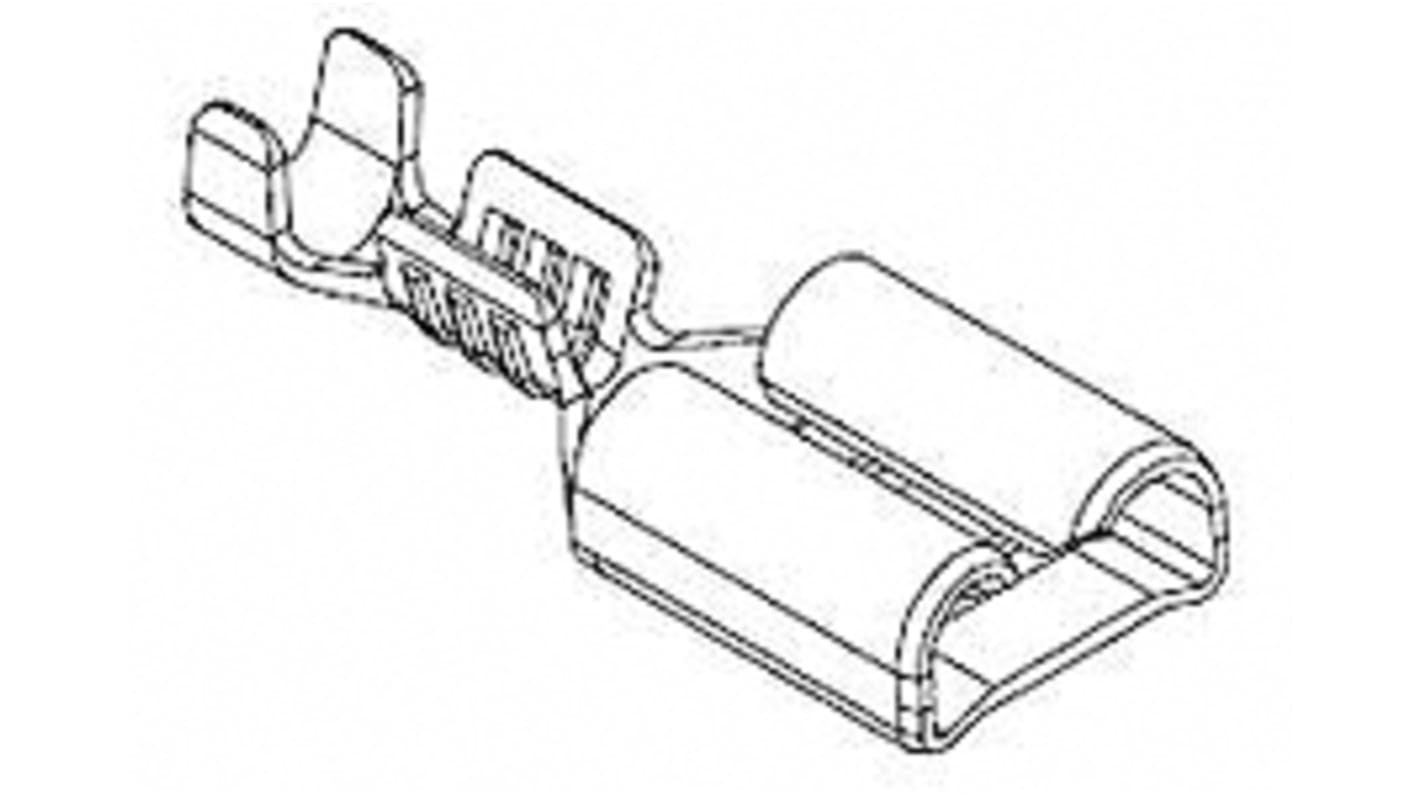 Molex Female Crimp Terminal, Solder Termination, 16AWG Min, 14AWG Max