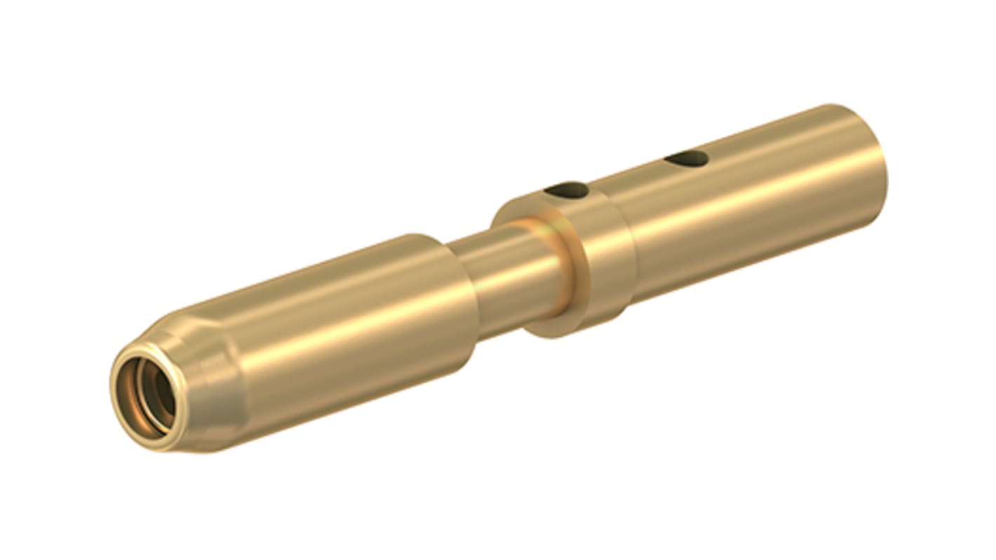 Contacto para conector industrial Hembra Staubli, corriente 2 A, 3 A, 5 A, para cable hasta 0.25 mm², 0.5 mm², 0.75 mm²