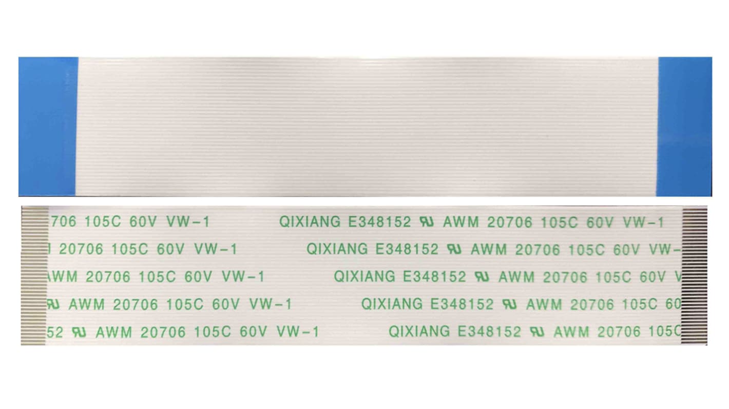 RS PRO FFC Ribbon Cable, 40-Way, 0.5mm Pitch, 200mm Length