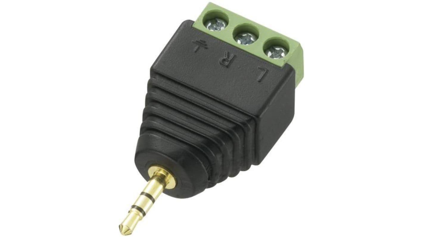 Conector jack macho Phone Plug Adapter Macho RS PRO, Montaje de Cable