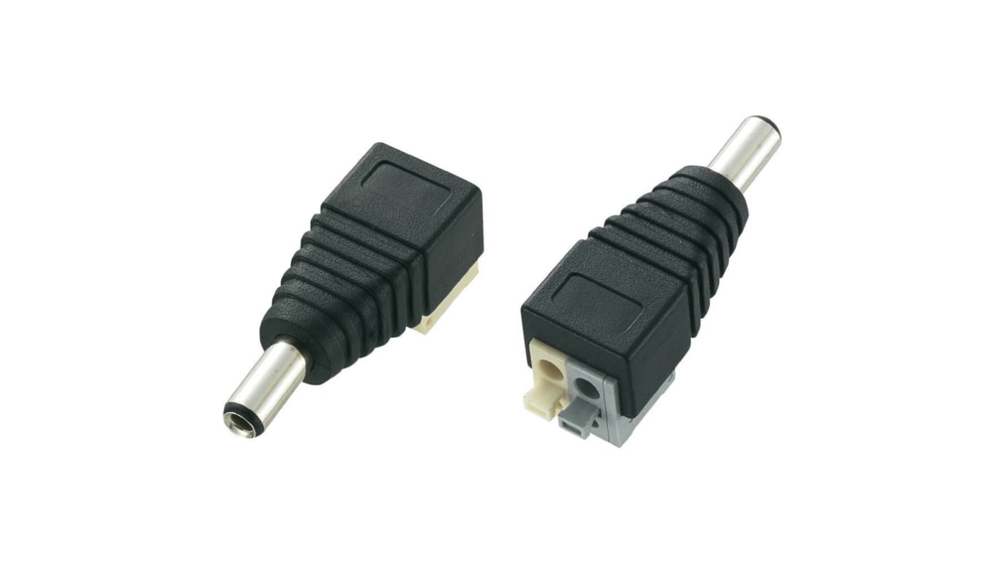 Adaptador de conector macho RS PRO, Montaje de Cable, 12 V dc, 5A