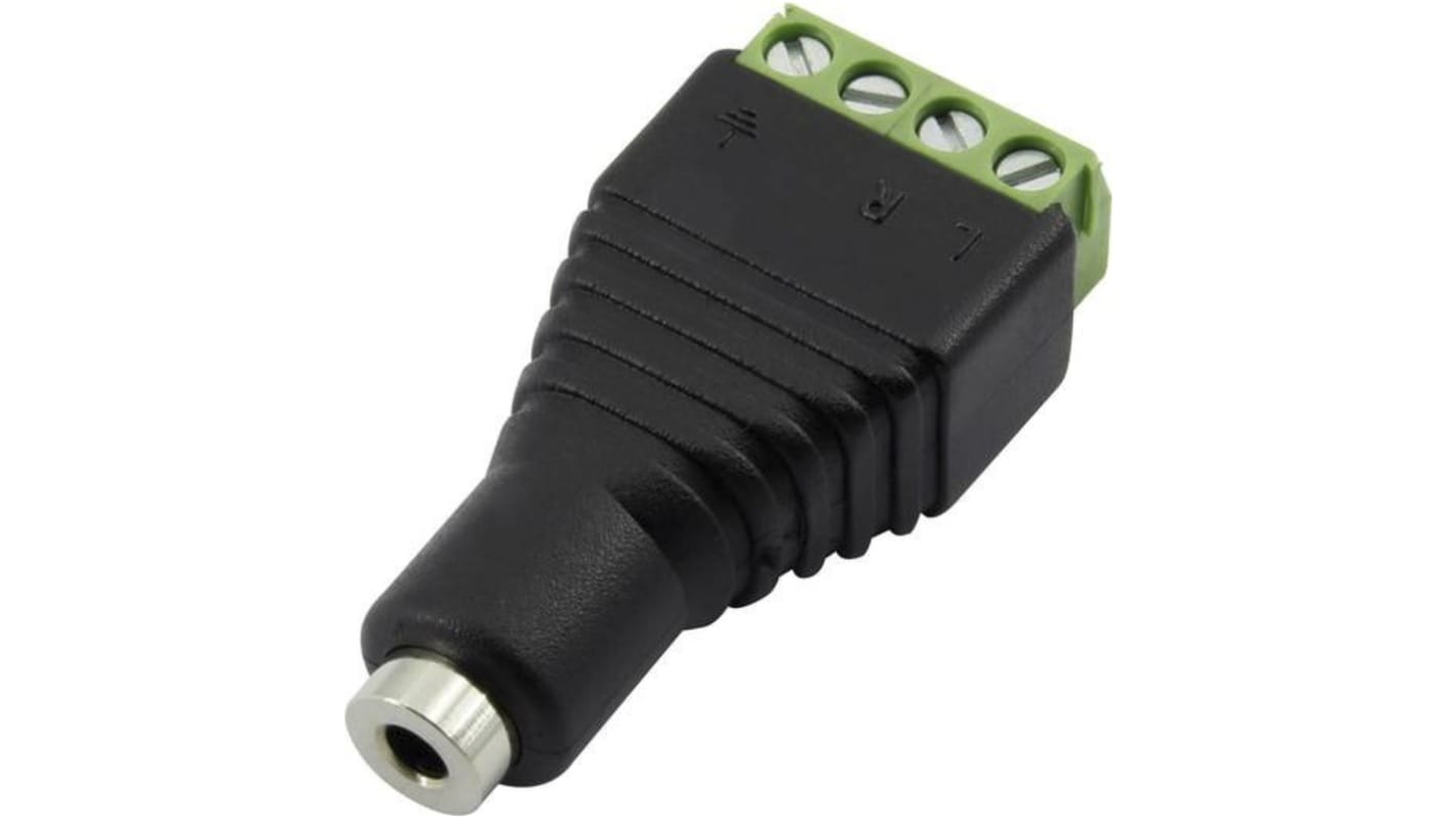 Conector jack Jack Adapter Hembra RS PRO, Montaje de Cable