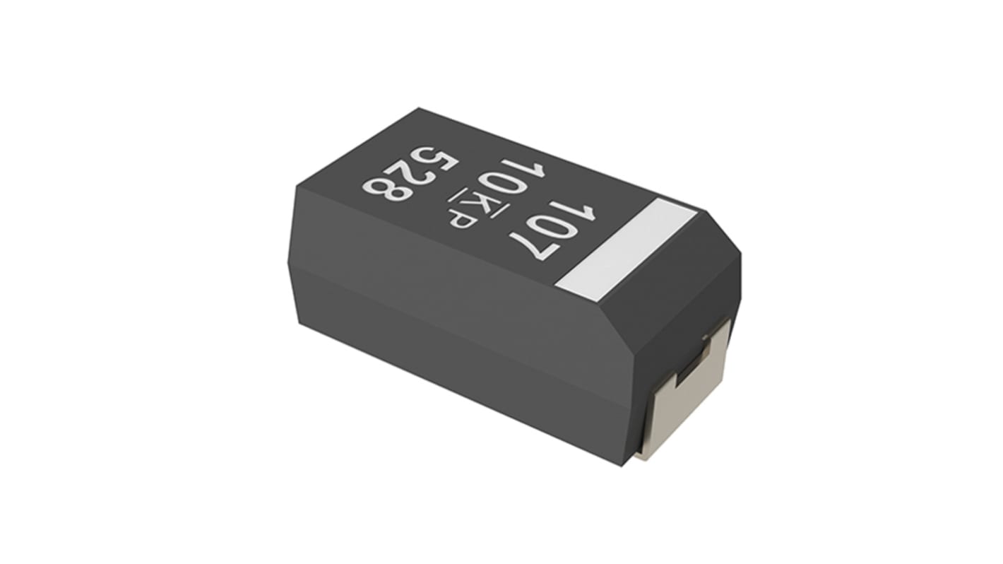 KEMET T598, SMD Polymerkondensator 4.7μF ±20% / 35V dc, -55°C → +125°C