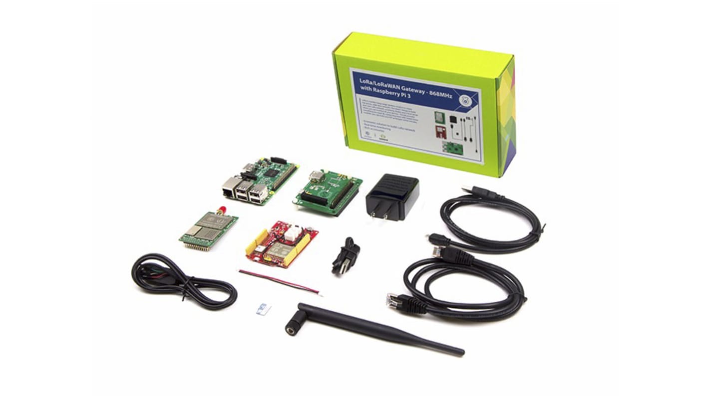 Zestaw Raspberry Pi 3 B Seeed Studio 1 GB Seed Studio LoRaWAN Gateway Kit z Raspberry Pi 3