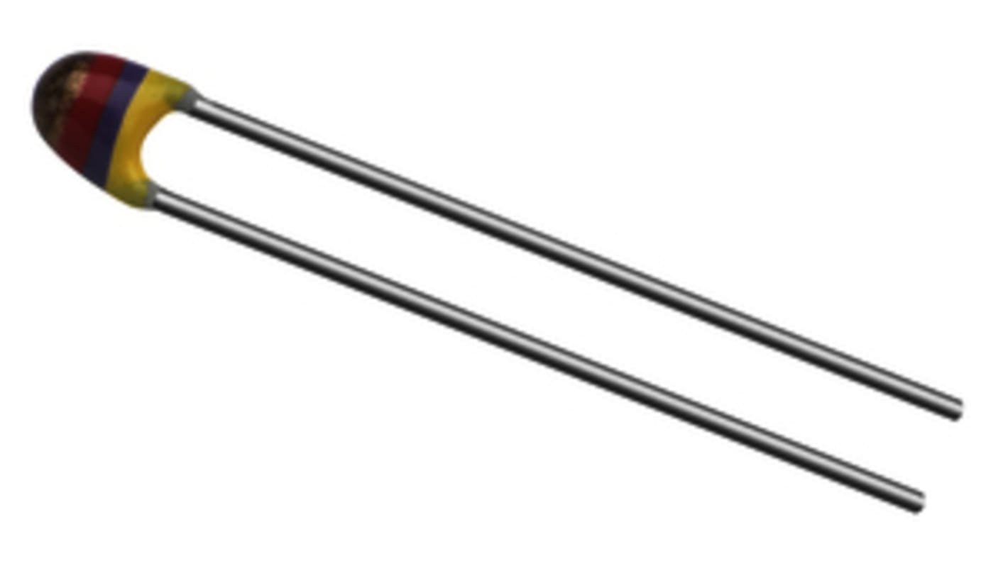 Vishay NTC Thermistor, 100Ω Resistance, NTC Type, 5 x 4 x 10mm