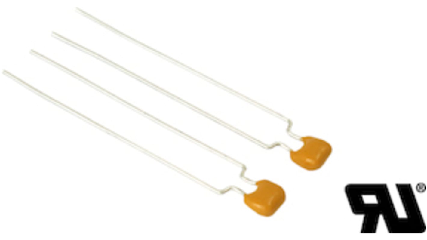 Vishay Thermistor, 1kΩ Resistance, PTC Type, L10, 3.6 x 2.2 x 5mm