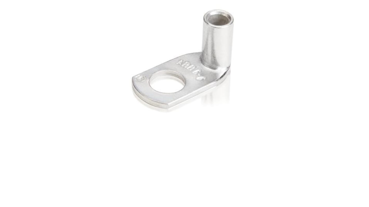 ABB チューブ型リング端子, スタッド径：M6 CZL16-6RA | RS