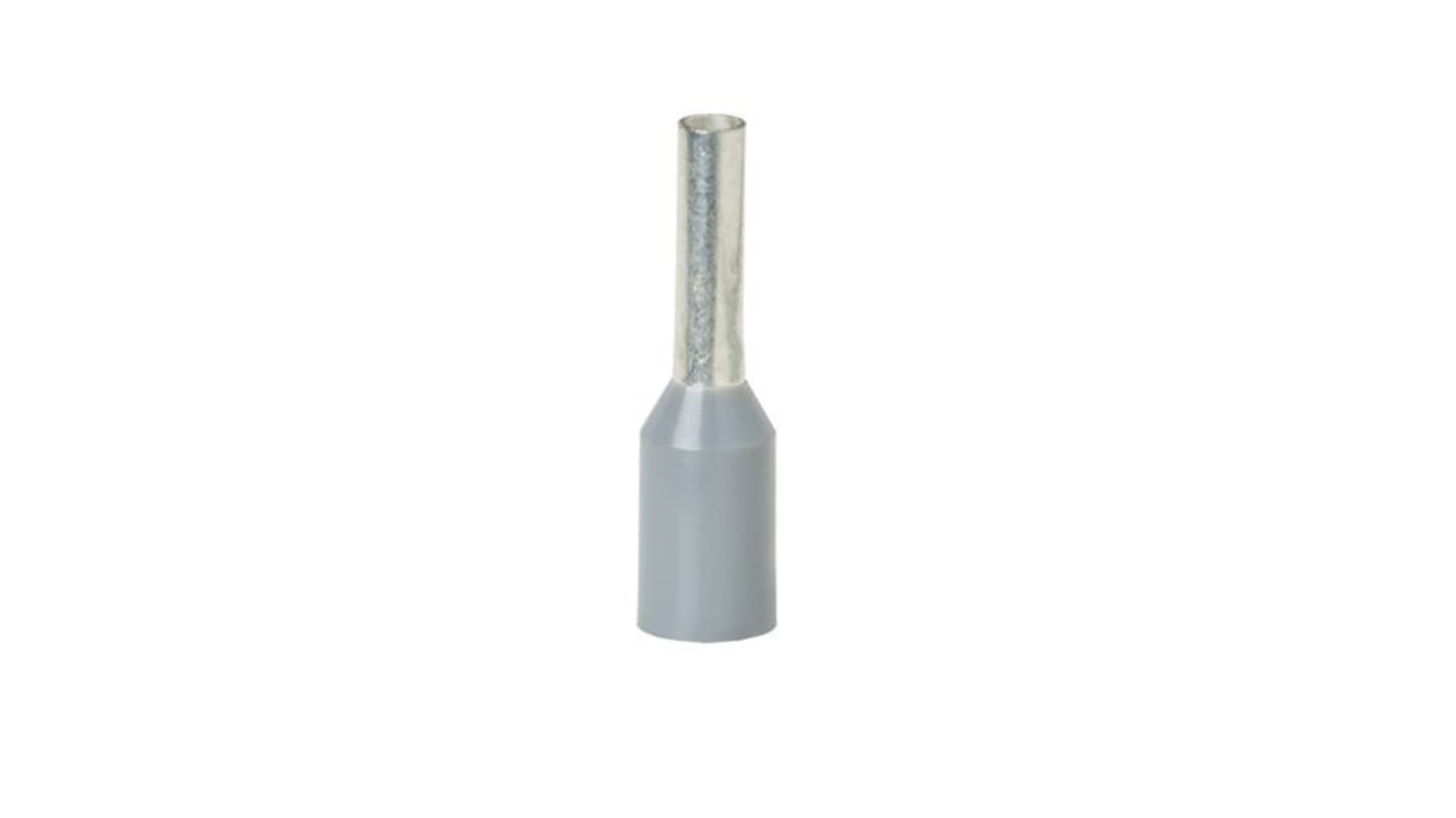 ABB Insulated Crimp Bootlace Ferrule, 2.5mm² Wire Size, Grey