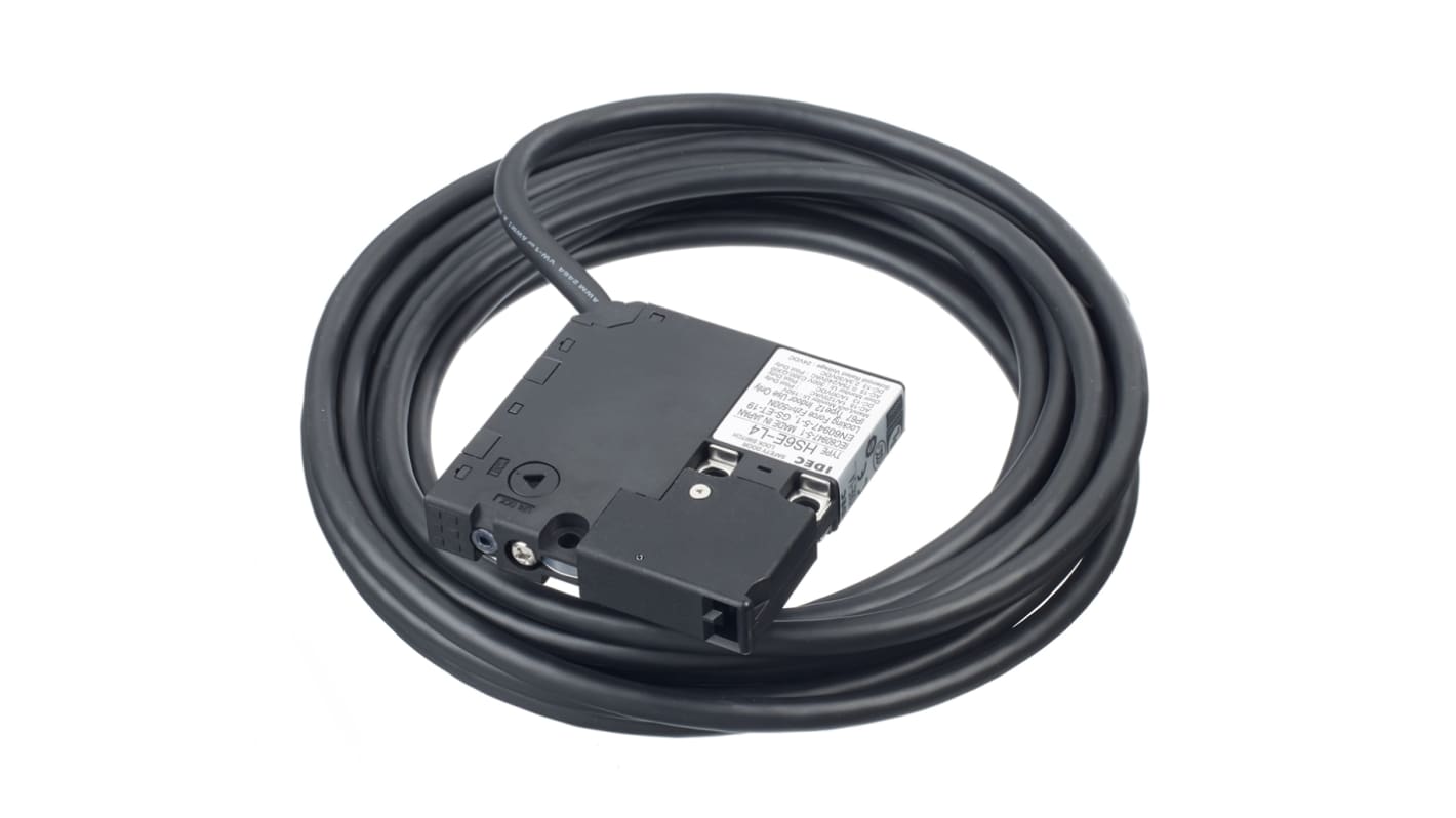 Interruptor de Bloqueo de Seguridad Idec HS6E-L44B05-G, Cable, 1NC/1NC (principal), 1NA (monitor de bloqueo), 2NC