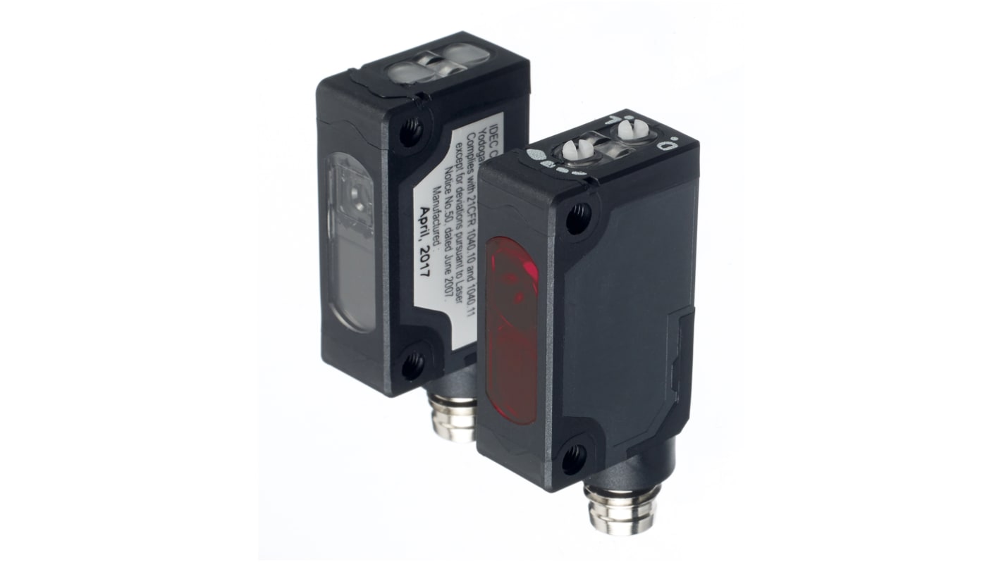 Idec Through Beam Photoelectric Sensor, Block Sensor, 30 m Detection Range