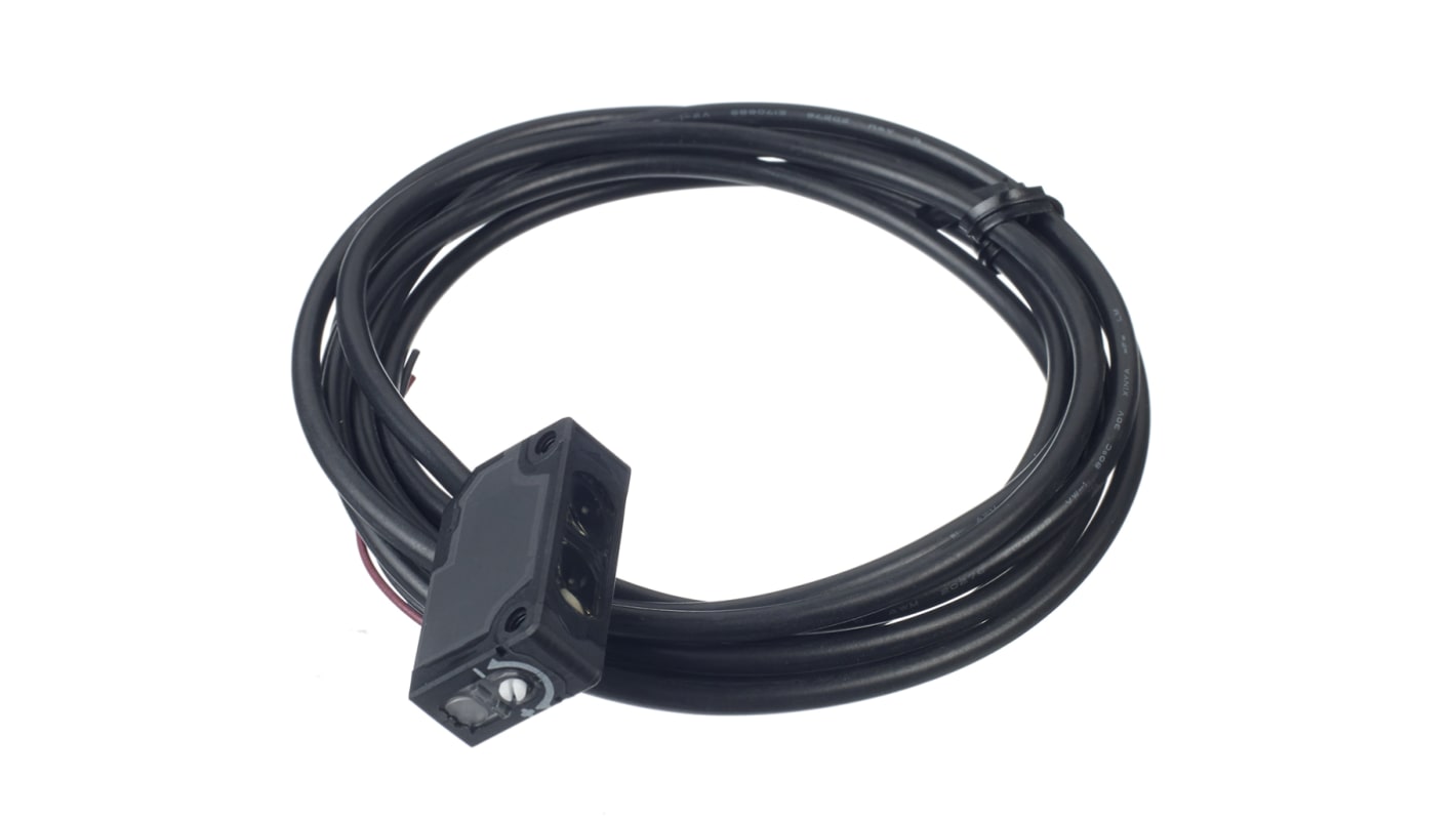 Fotocélula rectangular Idec, Sistema Reflex, alcance 1,3 m → 5 m., salida NPN, Cable libre, IP67