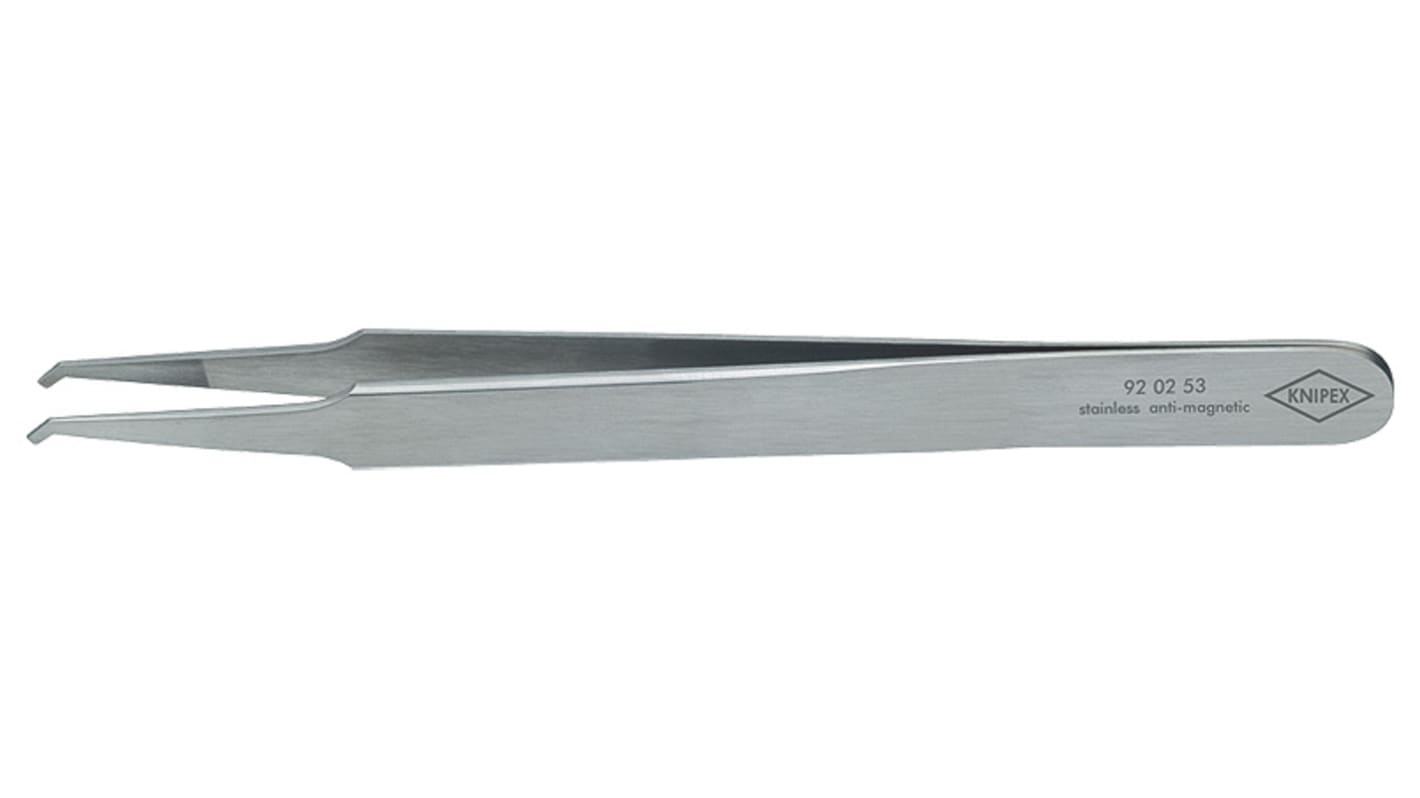 Pinzette Knipex 92 02 53 in Acciaio inox, 120 mm mm, becco Liscia, anti-magnetiche, pezzi