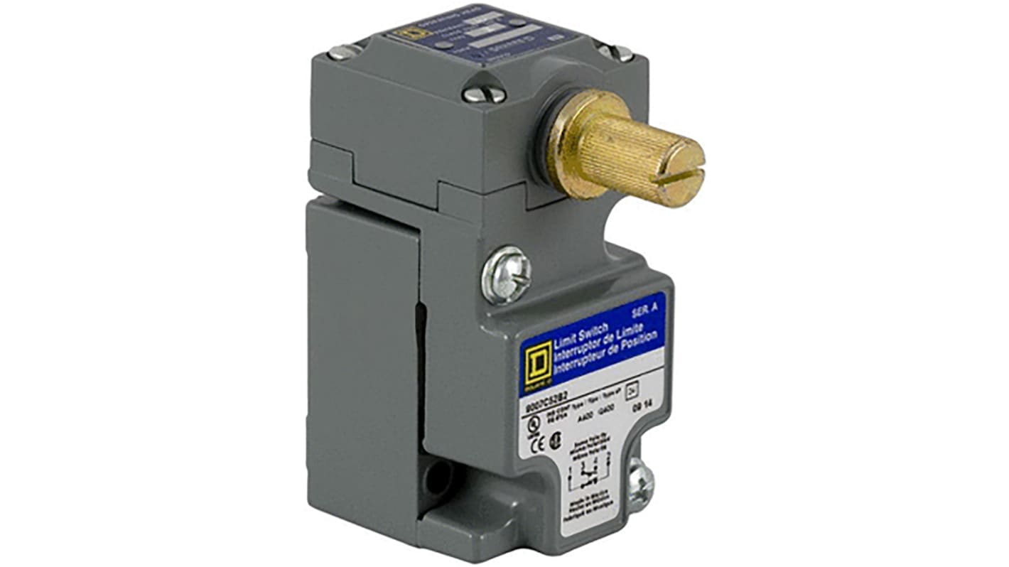 Telemecanique Sensors Heavy Duty Series Limit Switch, NO/NC, IP67, SPDT-DB, Zinc Housing, 600V ac Max, 10A Max