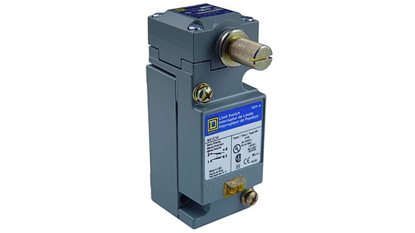 Telemecanique Sensors Heavy Duty Series Limit Switch, NO/NC, IP67, SPDT-DB, Zinc Housing, 600V ac Max, 10A Max