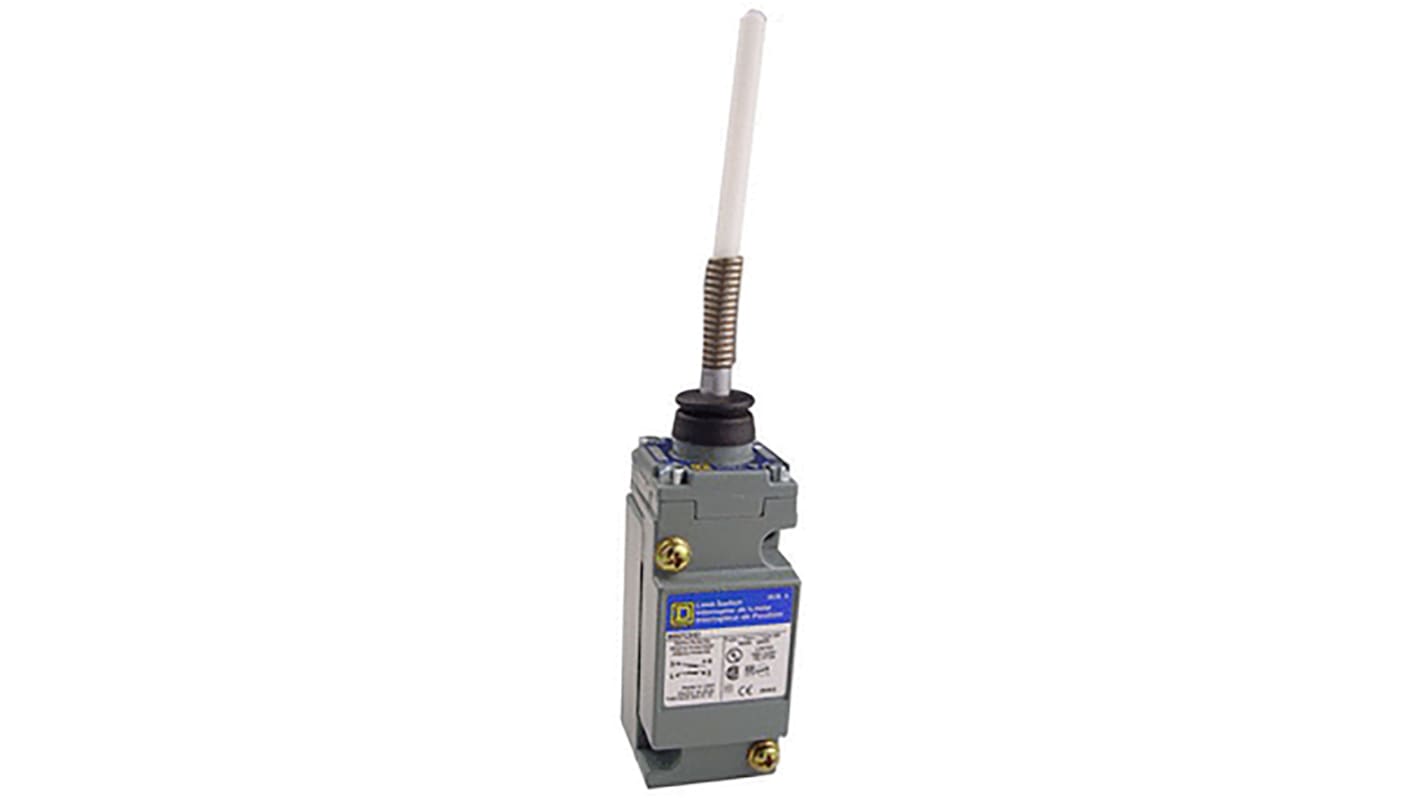 Telemecanique Sensors Heavy Duty Series Wobble Limit Switch, NO/NC, IP67, SPDT-DB, Zinc Housing, 600V ac Max, 10A Max