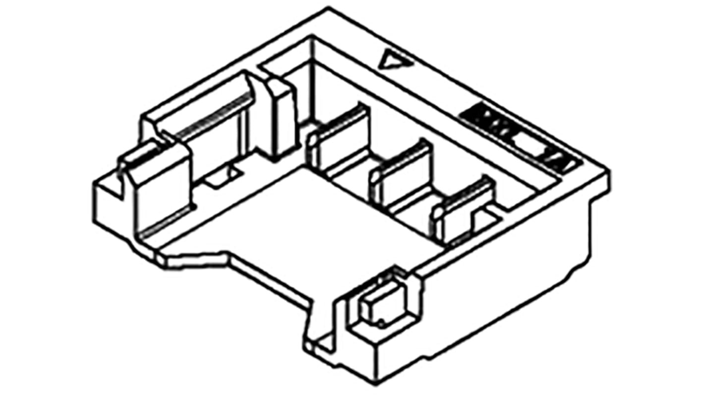 Molex Pico-Ezmate Leiterplatten-Stiftleiste Gerade, 3-polig / 1-reihig, Raster 1.2mm, Kabel-Platine,