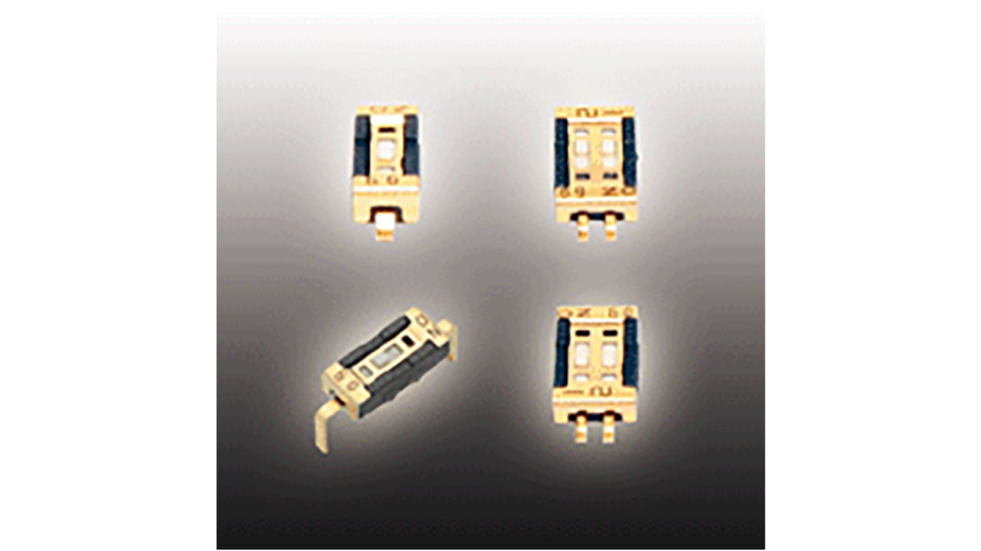 Copal Electronics Surface Mount DIP Switch SPST 100 (Non-Switching) mA, 100 (Switching) mA Slide