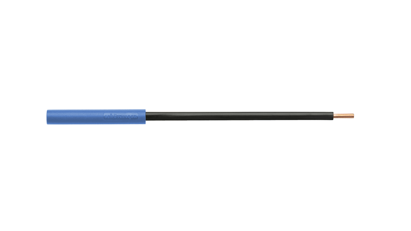 Fiche banane femelle 4 mm Schutzinger Bleu Femelle 32A 1000V