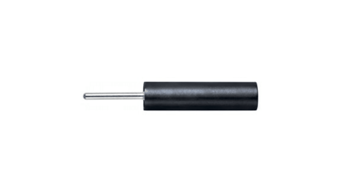 Conector banana hembra Hembra, 20A, 1000V, Contacto Níquel, Negro