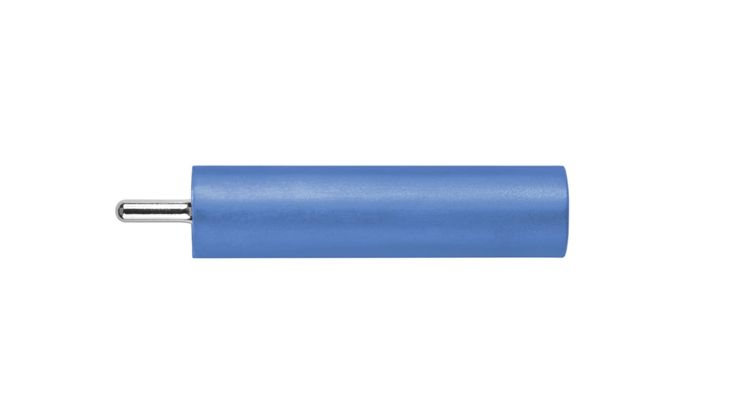 Conector banana hembra Hembra, 20A, 1000V, Contacto Níquel, Azul