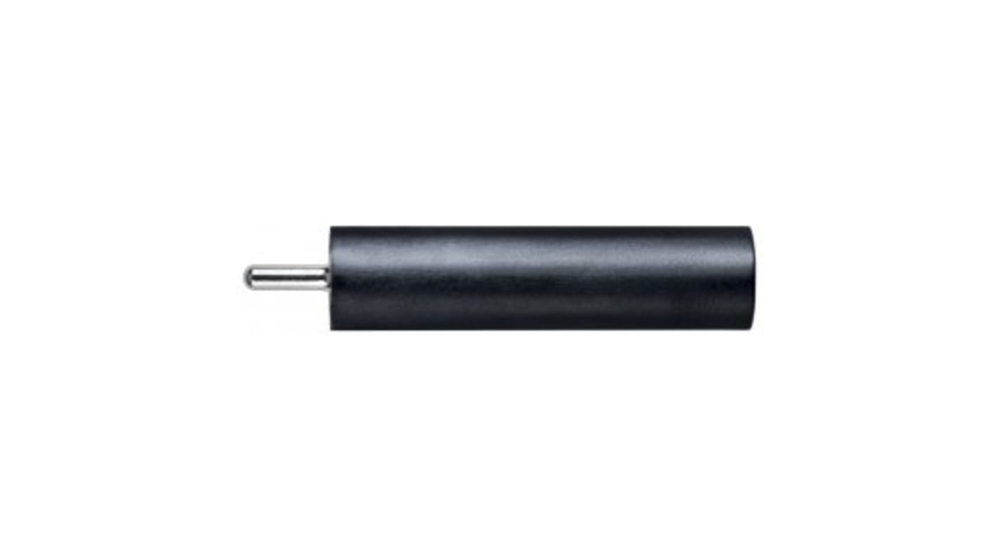 Conector banana hembra Hembra, 20A, 1000V, Contacto Níquel, Negro