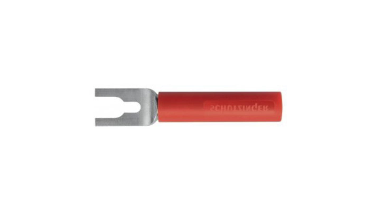 Conector banana hembra Hembra, 20A, 1000V, Contacto Níquel, Rojo