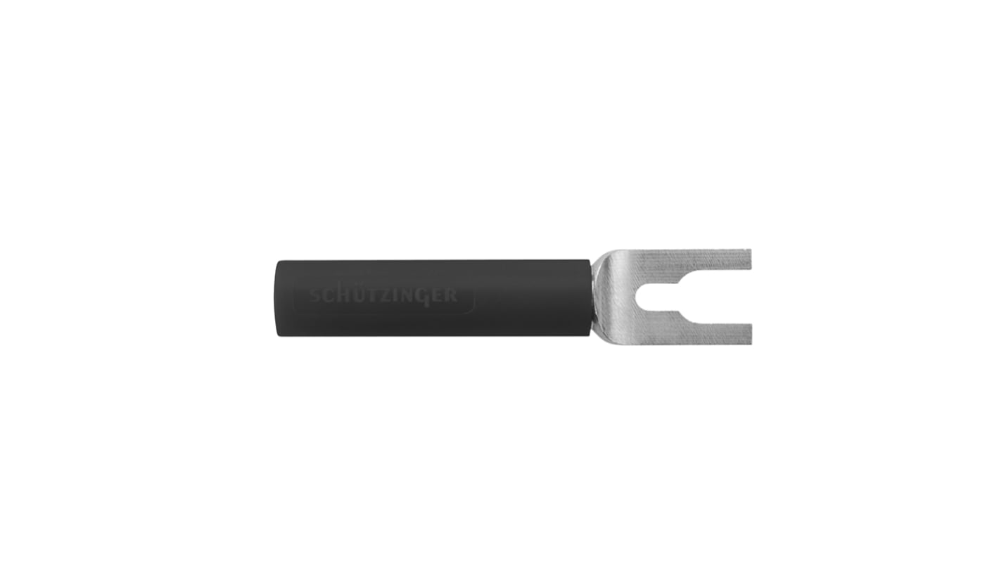 Conector banana hembra Hembra, 20A, 1000V, Contacto Níquel, Negro